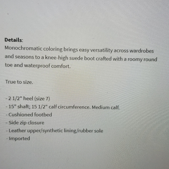 NEW Blondo Noreen Waterproof Knee High Boot - Picture 7 of 7